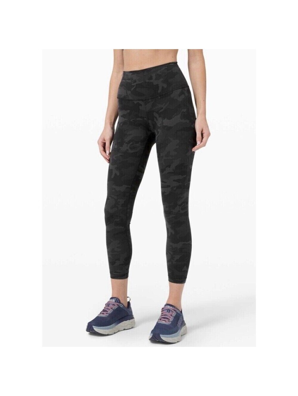 Authentic Lululemon Wunder Train HR Tight 25” Incognito Camo Grey Size 18 NWT